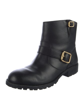 Marc by Marc Jacobs Leather Moto Boots