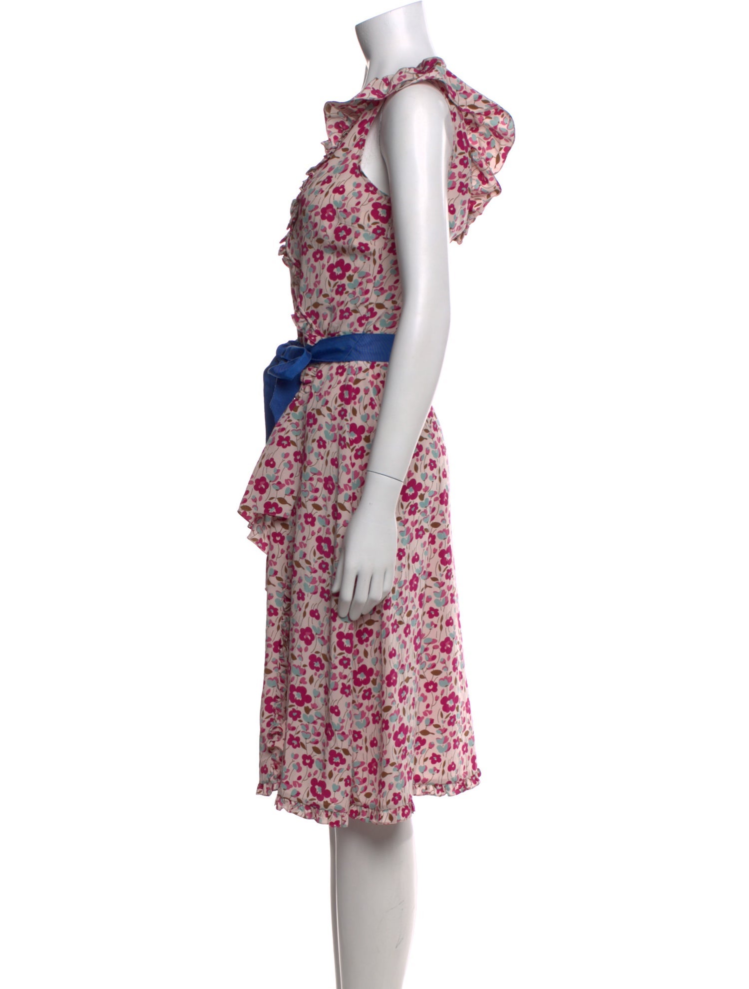 Marc by Marc Jacobs Silk Midi Length Dress