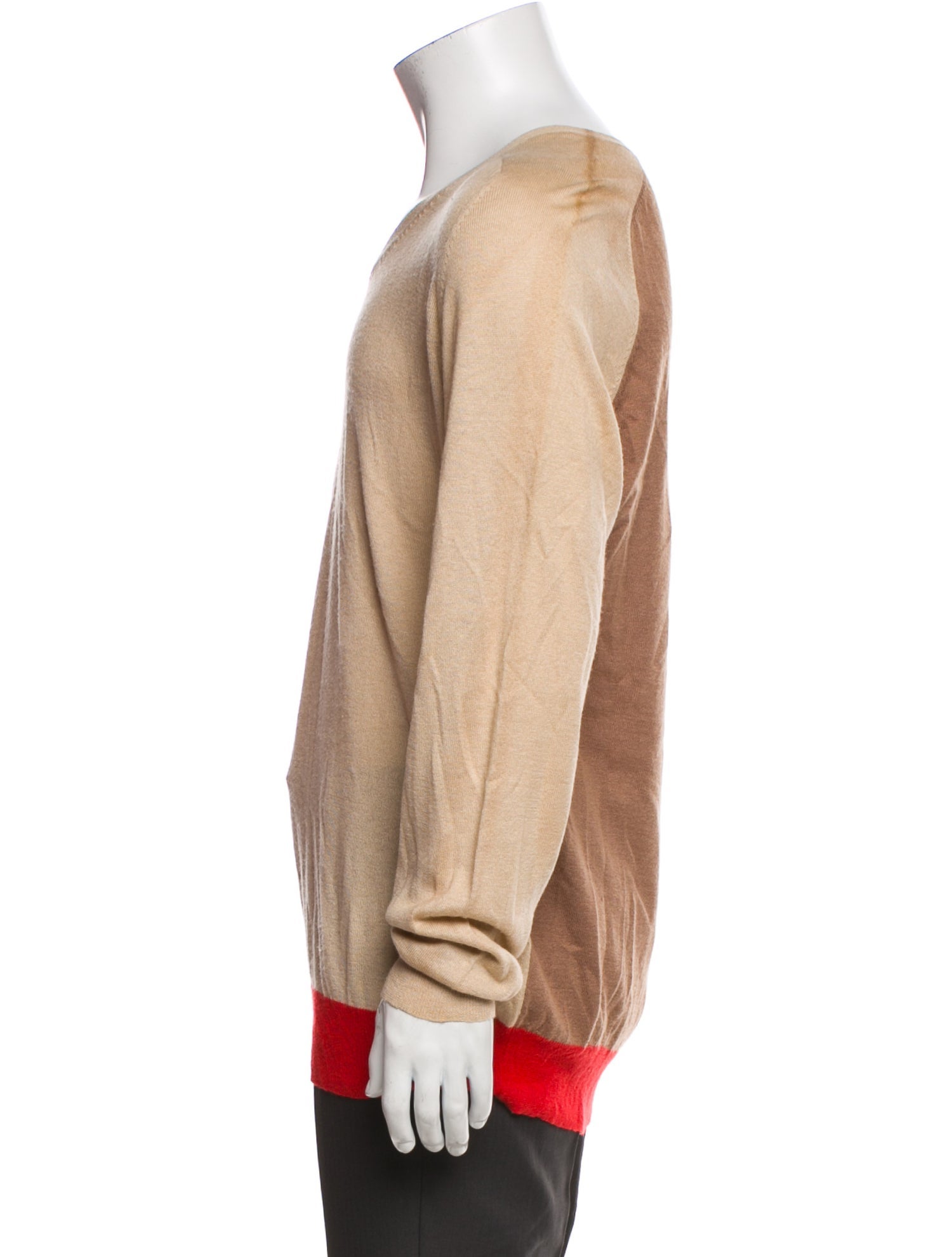 Marc by Marc Jacobs Silk V-Neck Pullover