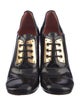 Marc by Marc Jacobs Patent Leather Colorblock Pattern Lace-Up Boots