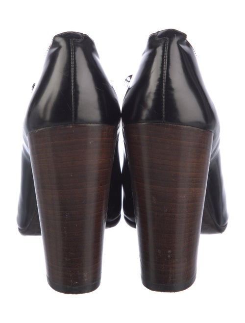 Marc by Marc Jacobs Patent Leather Colorblock Pattern Lace-Up Boots