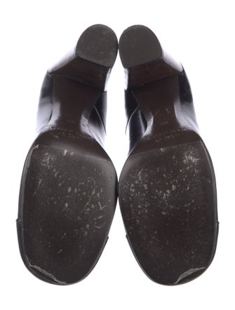 Marc by Marc Jacobs Patent Leather Colorblock Pattern Lace-Up Boots