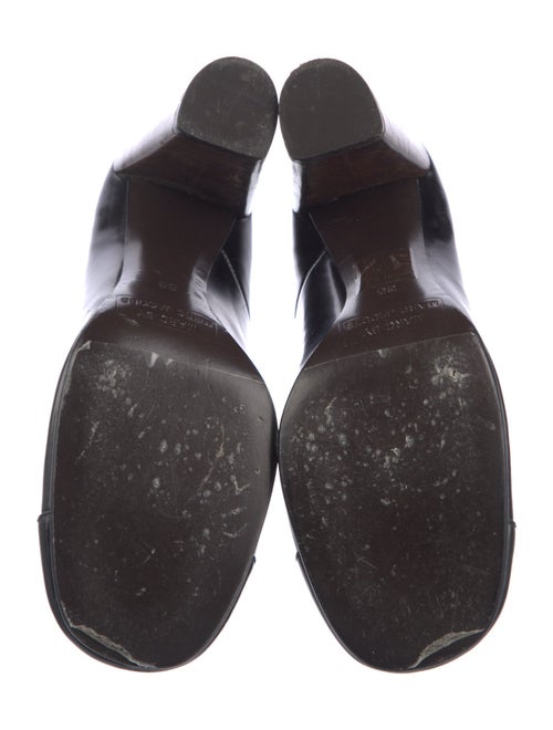 Marc by Marc Jacobs Patent Leather Colorblock Pattern Lace-Up Boots