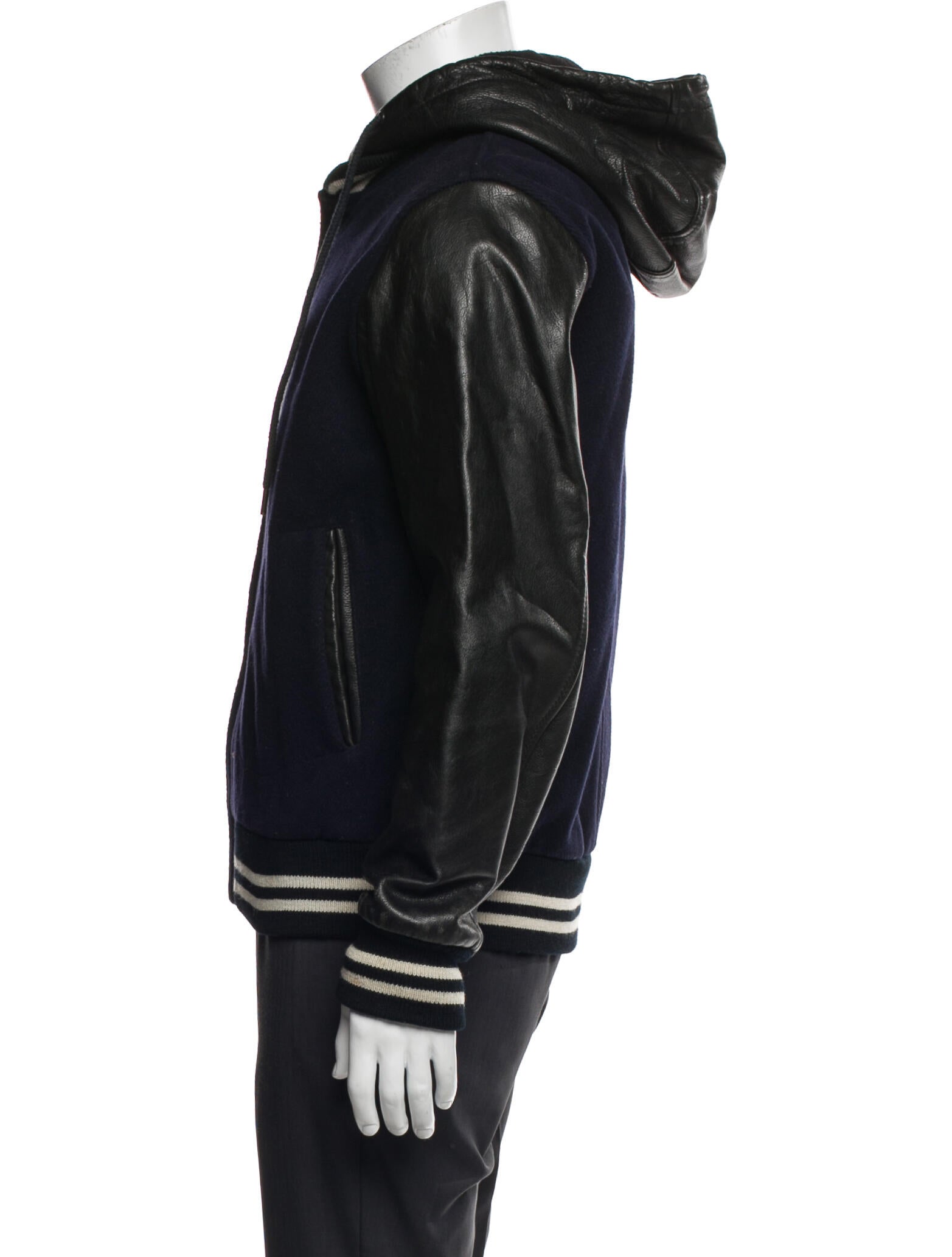 Marc by Marc Jacobs Wool Striped Varsity Jacket