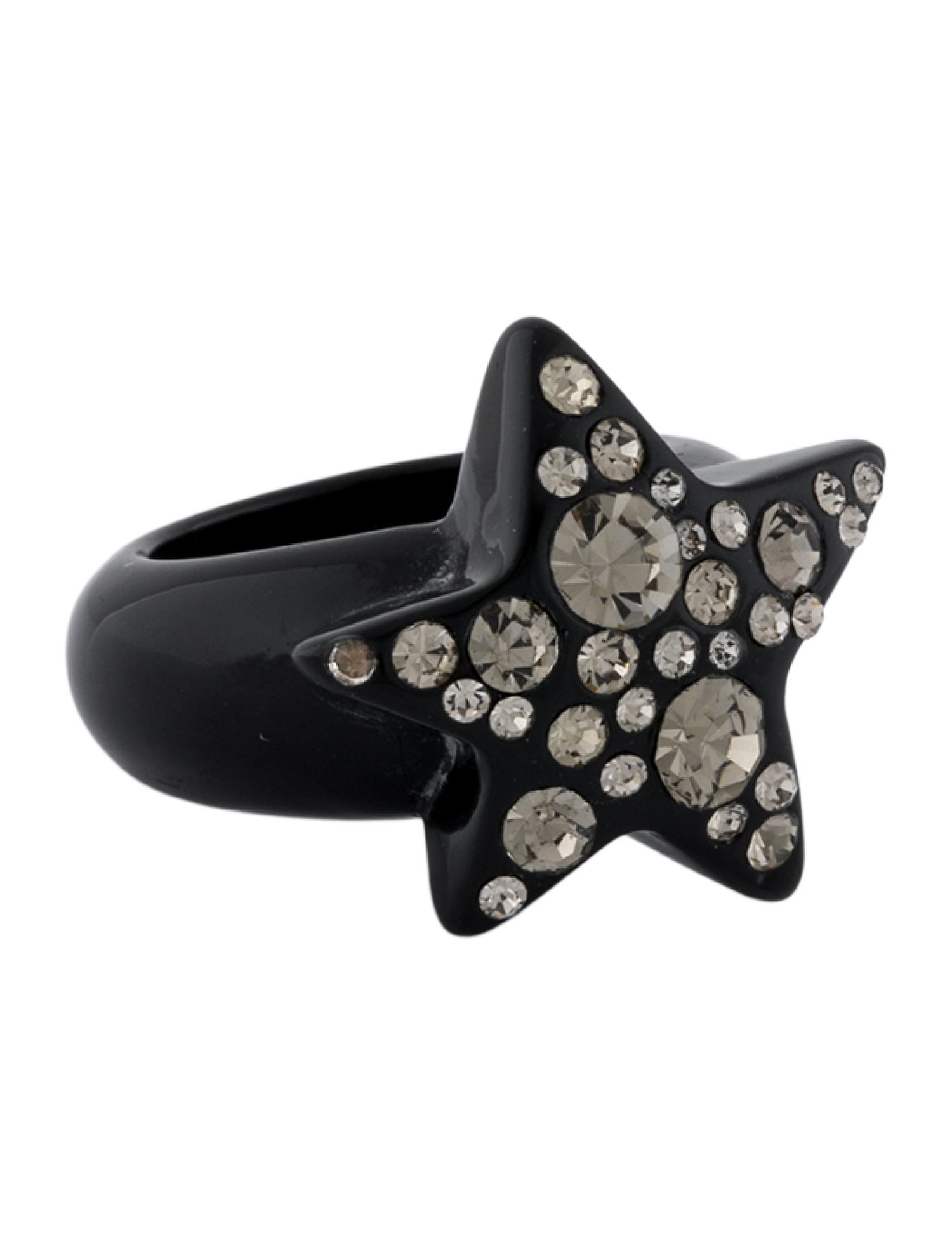 Marc by Marc Jacobs Crystal & Resin Star Cocktail Ring