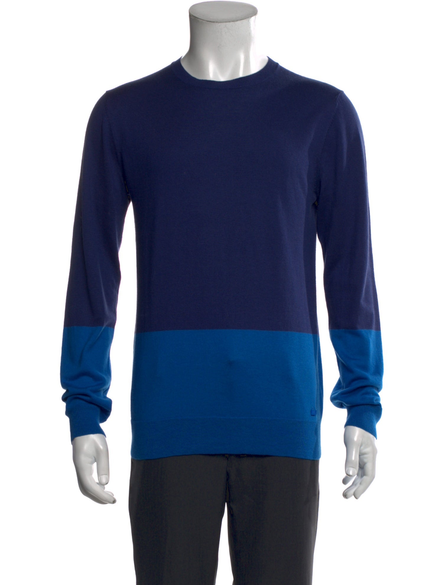 Marc by Marc Jacobs Colorblock Pattern Crew Neck Pullover