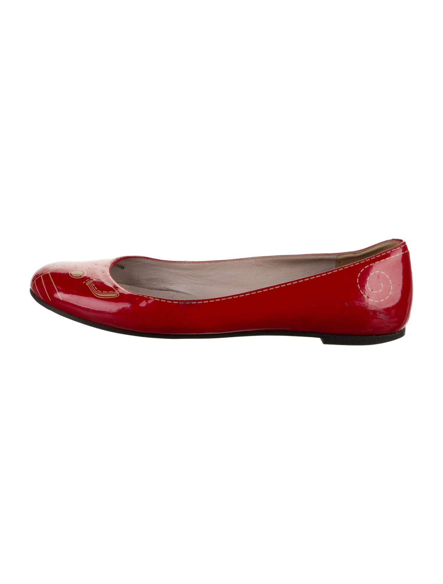 Marc by Marc Jacobs Patent Leather Ballet Flats
