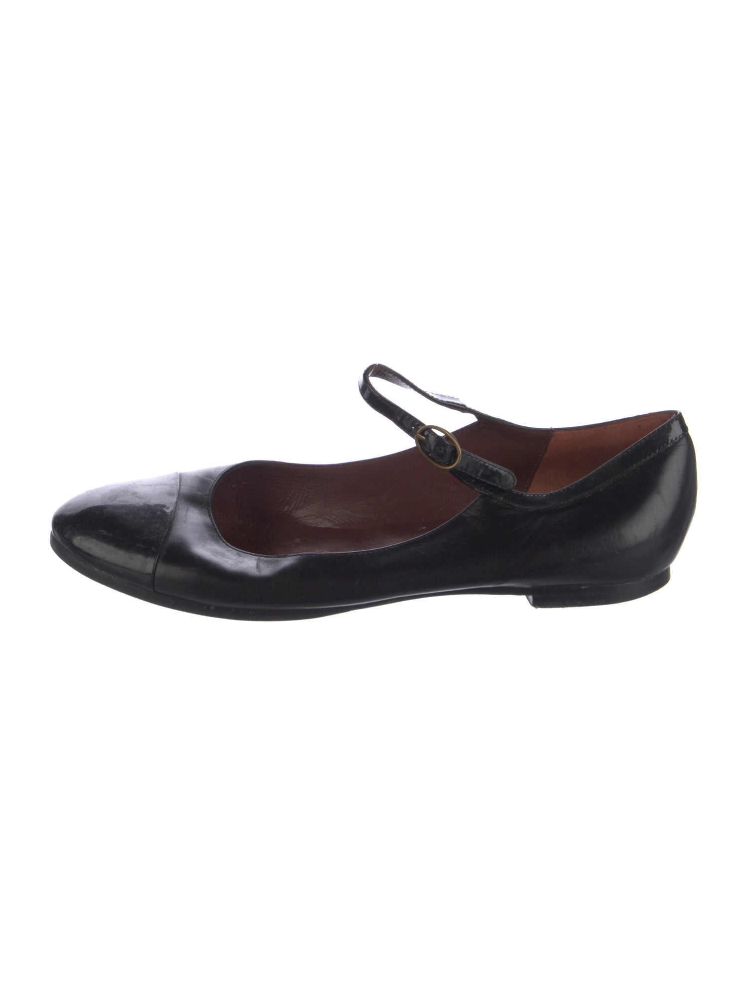 Marc by Marc Jacobs Leather Mary Jane Flats