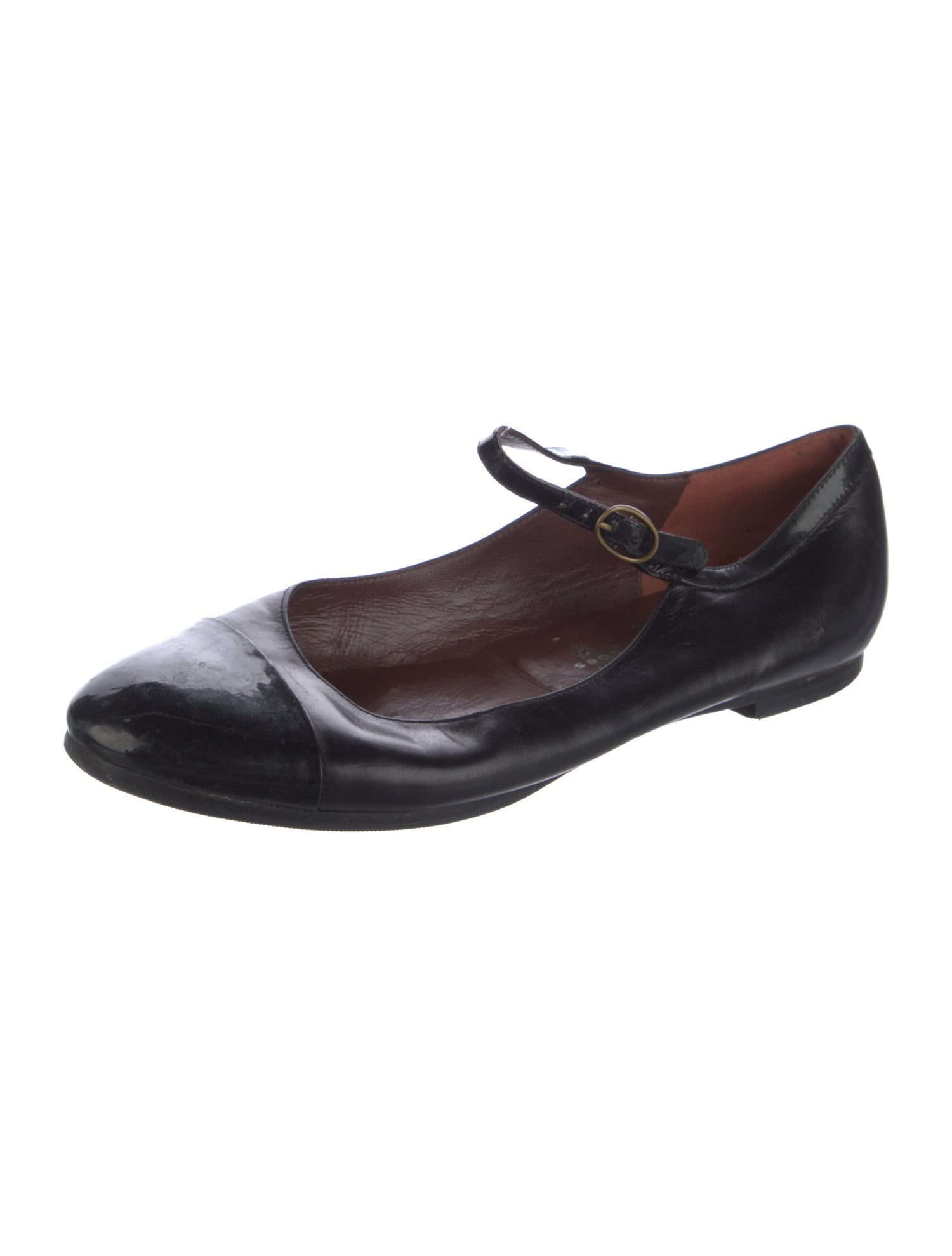 Marc by Marc Jacobs Leather Mary Jane Flats