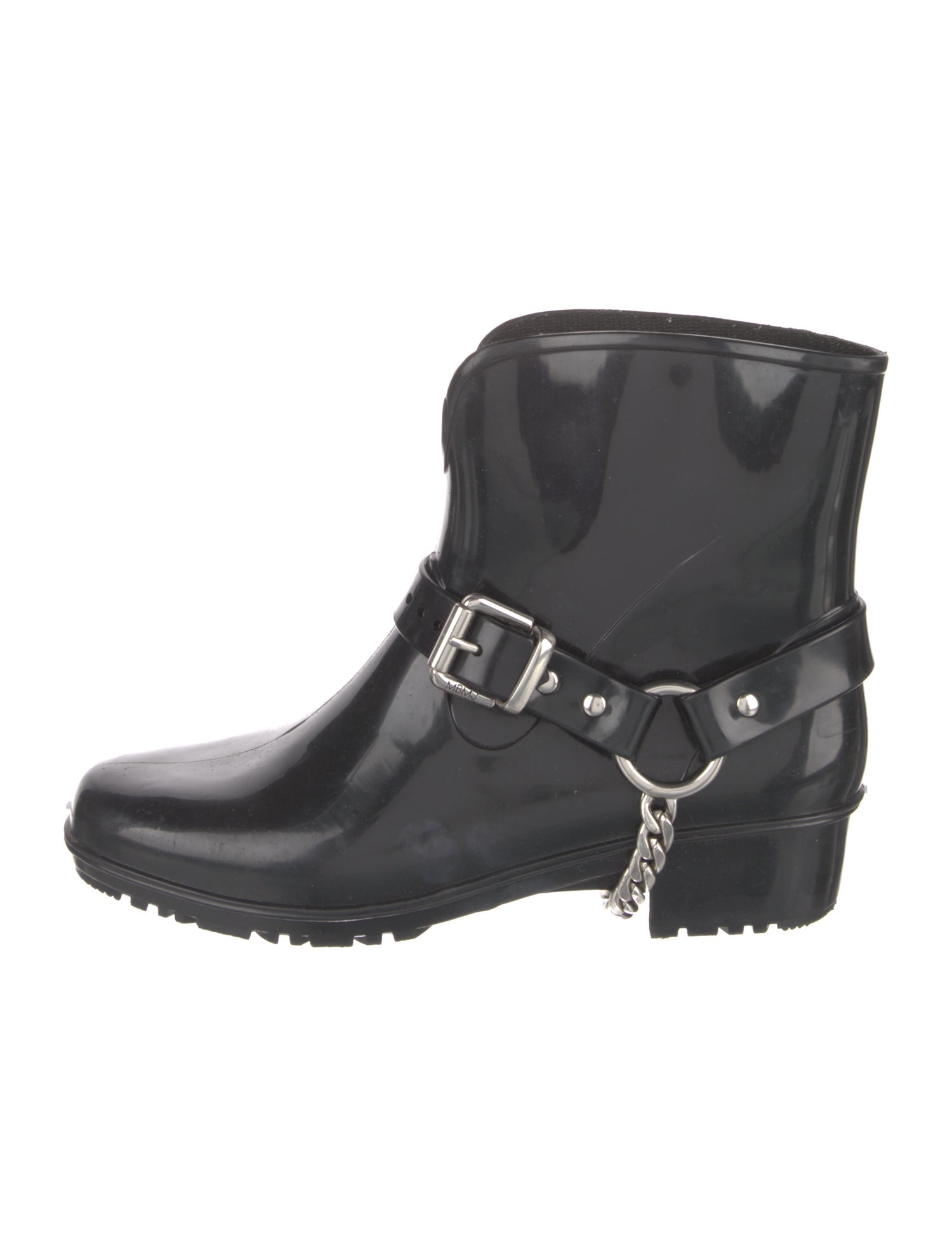 Marc by Marc Jacobs Rubber Chain-Link Accents Rain Boots