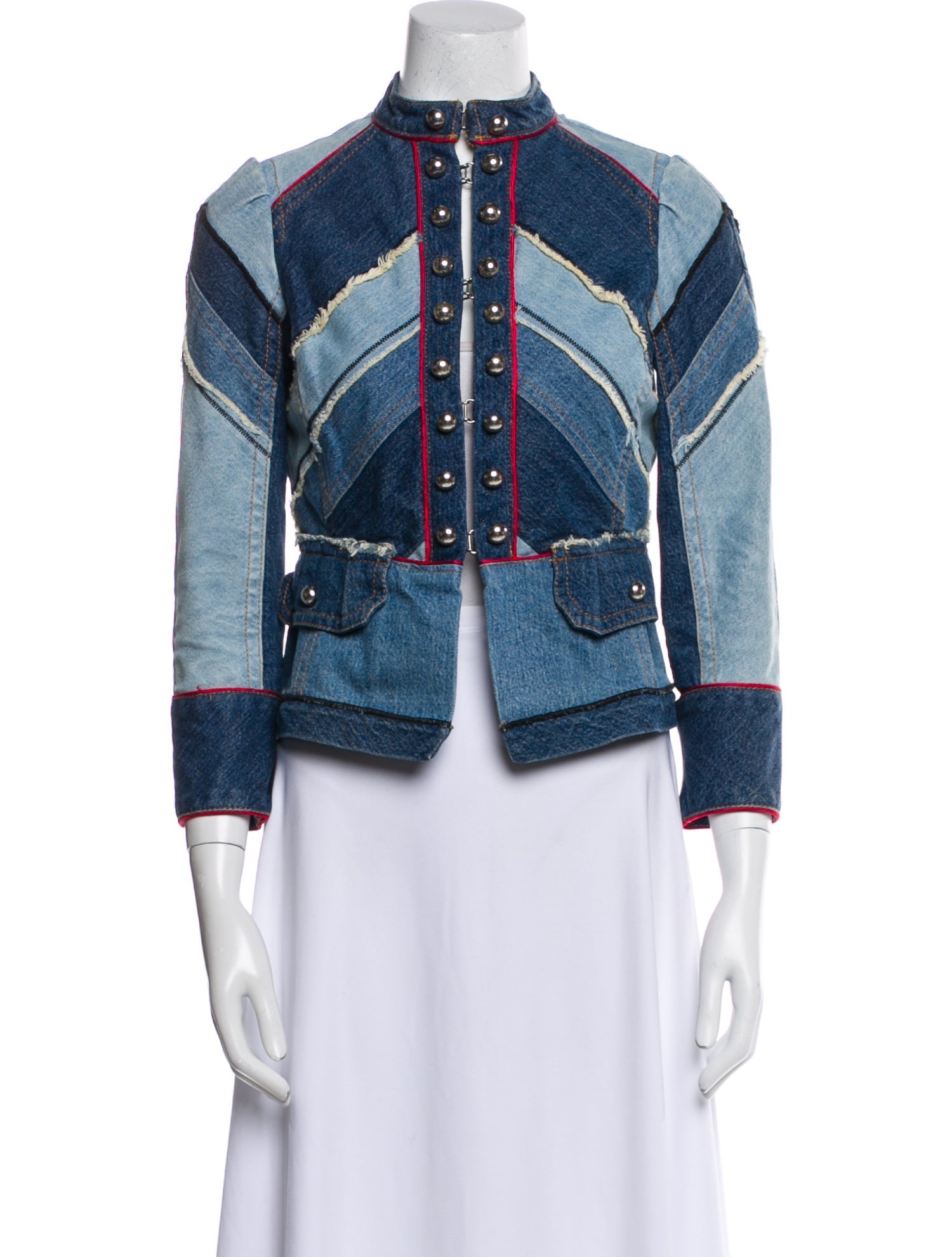 Marc by Marc Jacobs Striped Denim Jacket
