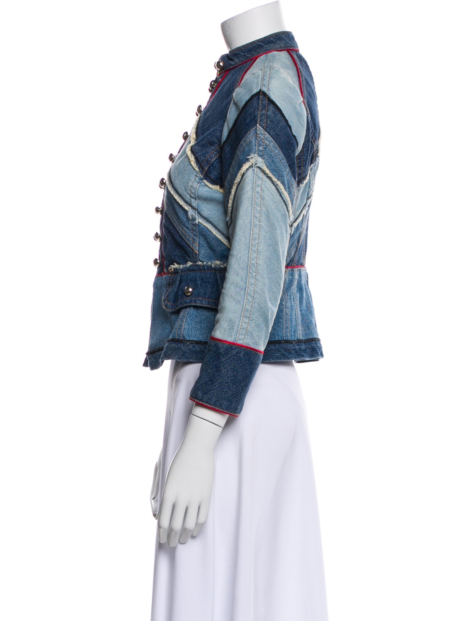 Marc by Marc Jacobs Striped Denim Jacket