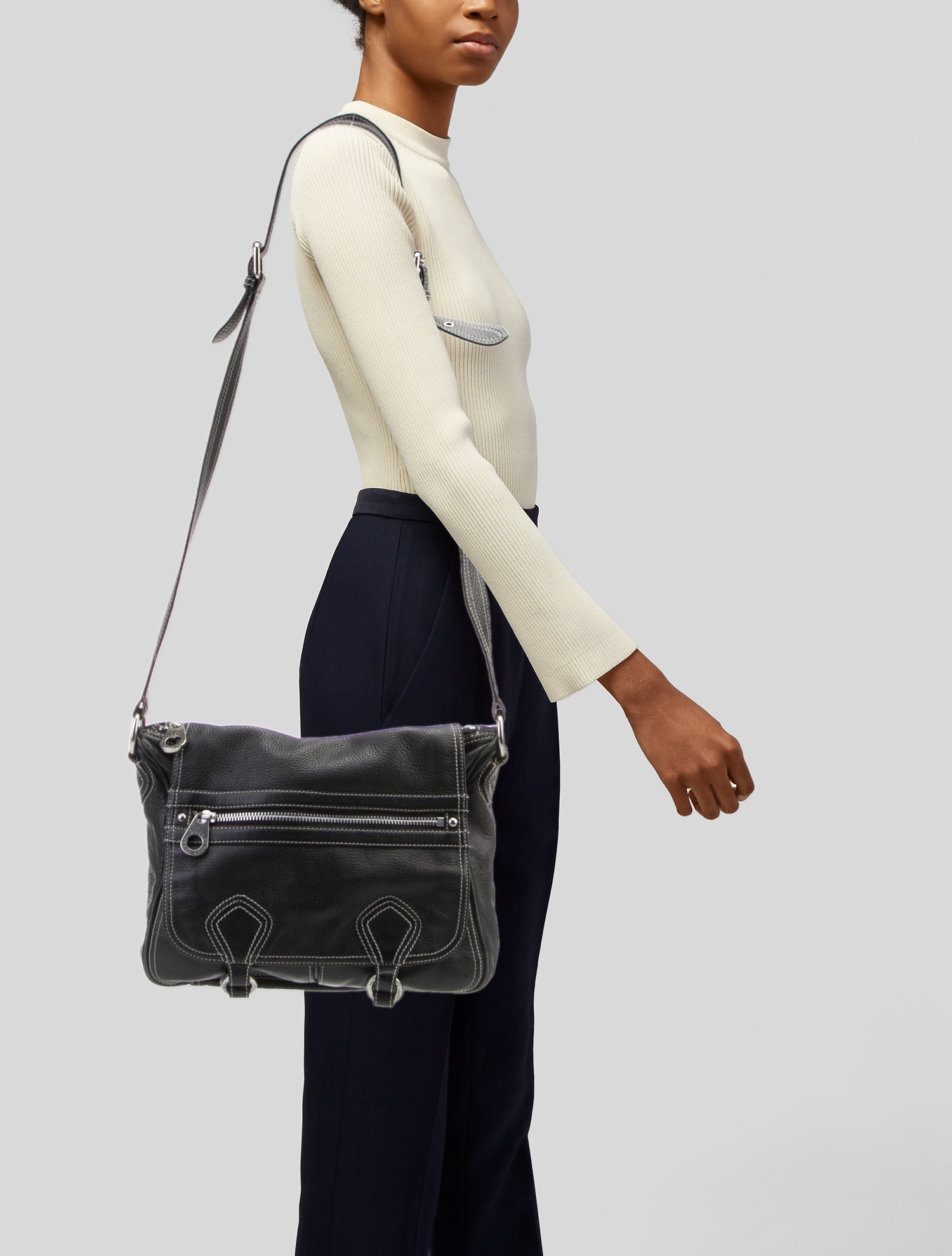 Marc by Marc Jacobs Leather Messenger Bag