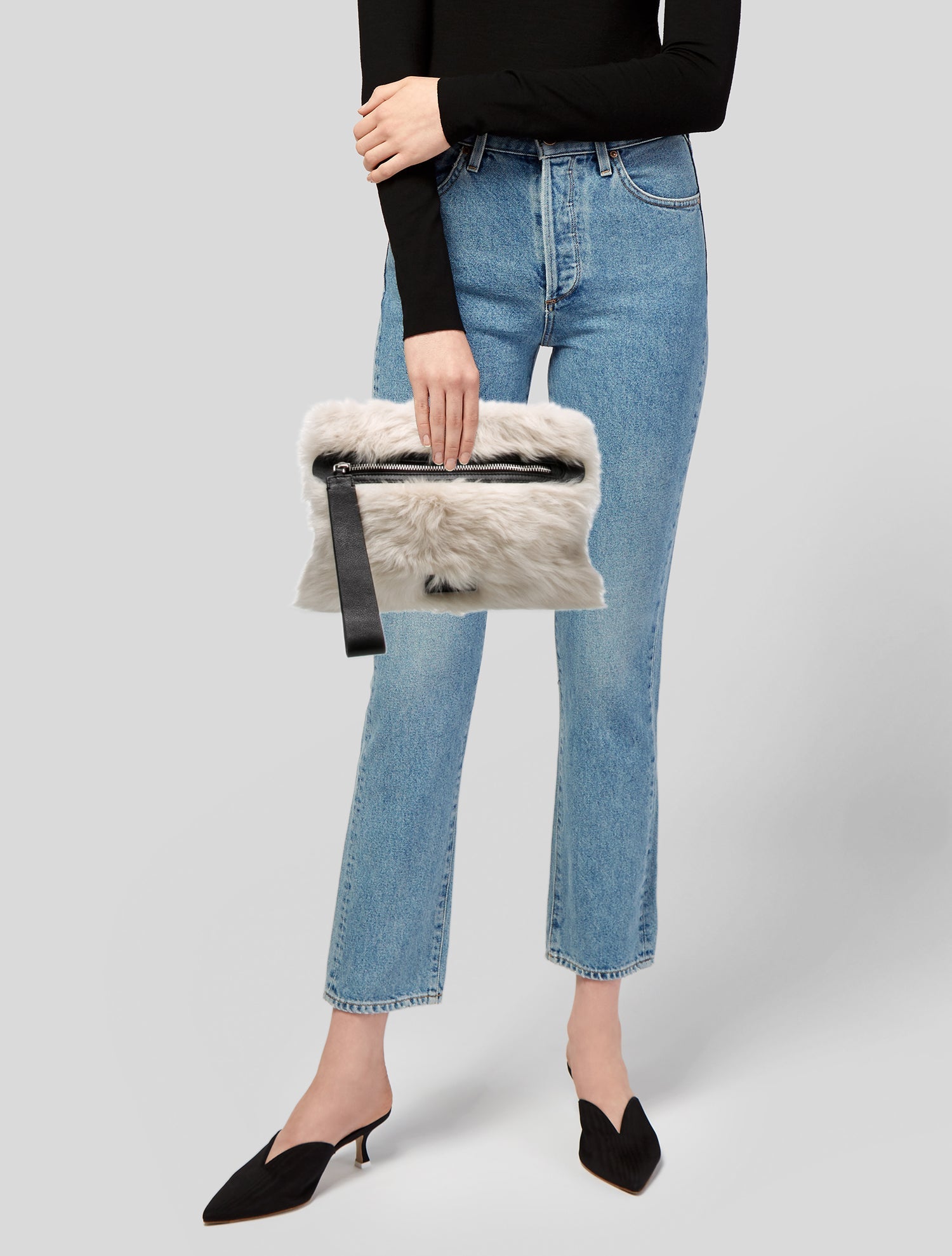 Marc by Marc Jacobs Shearling Clutch