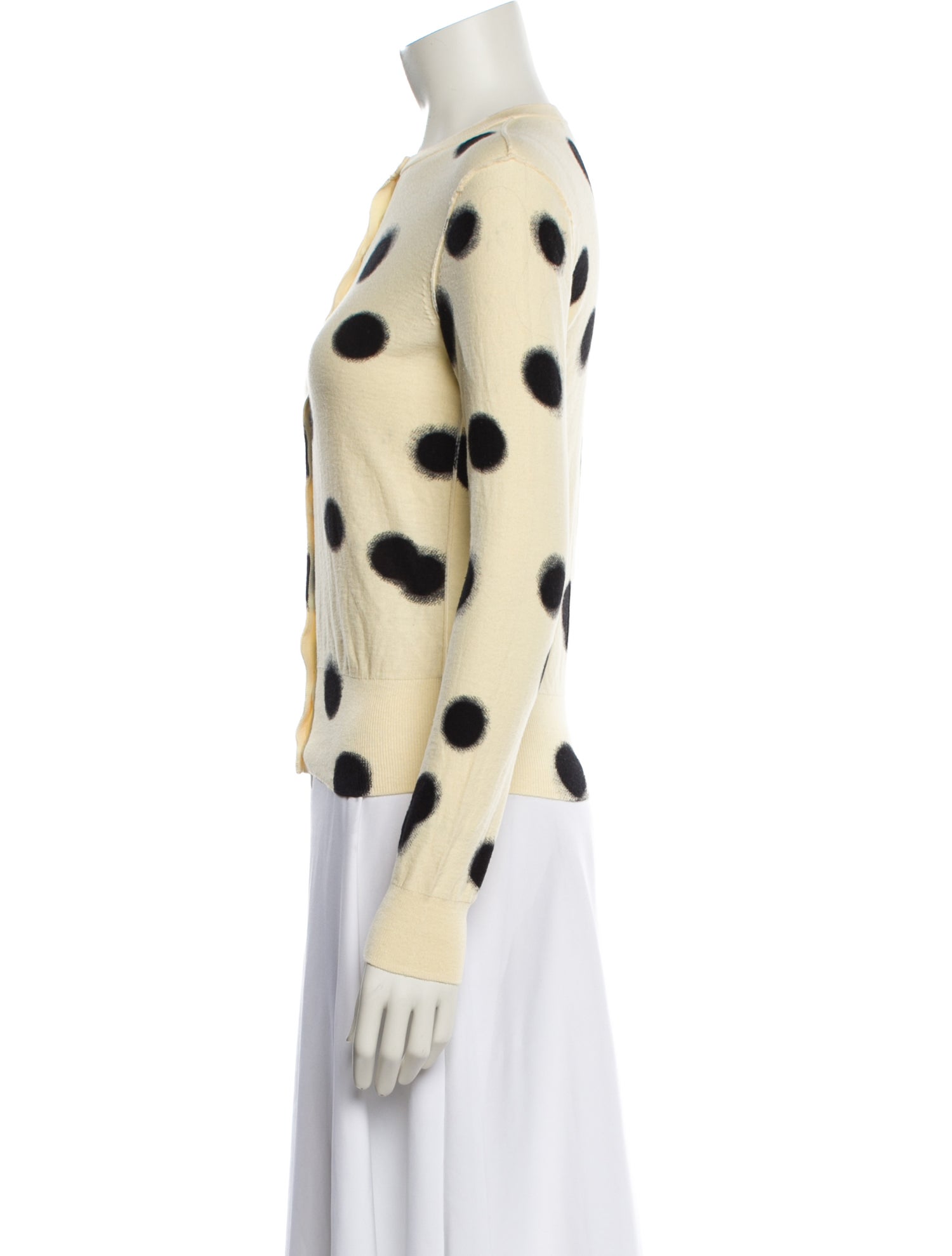 Marc by Marc Jacobs Polka Dot Print Crew Neck Sweater