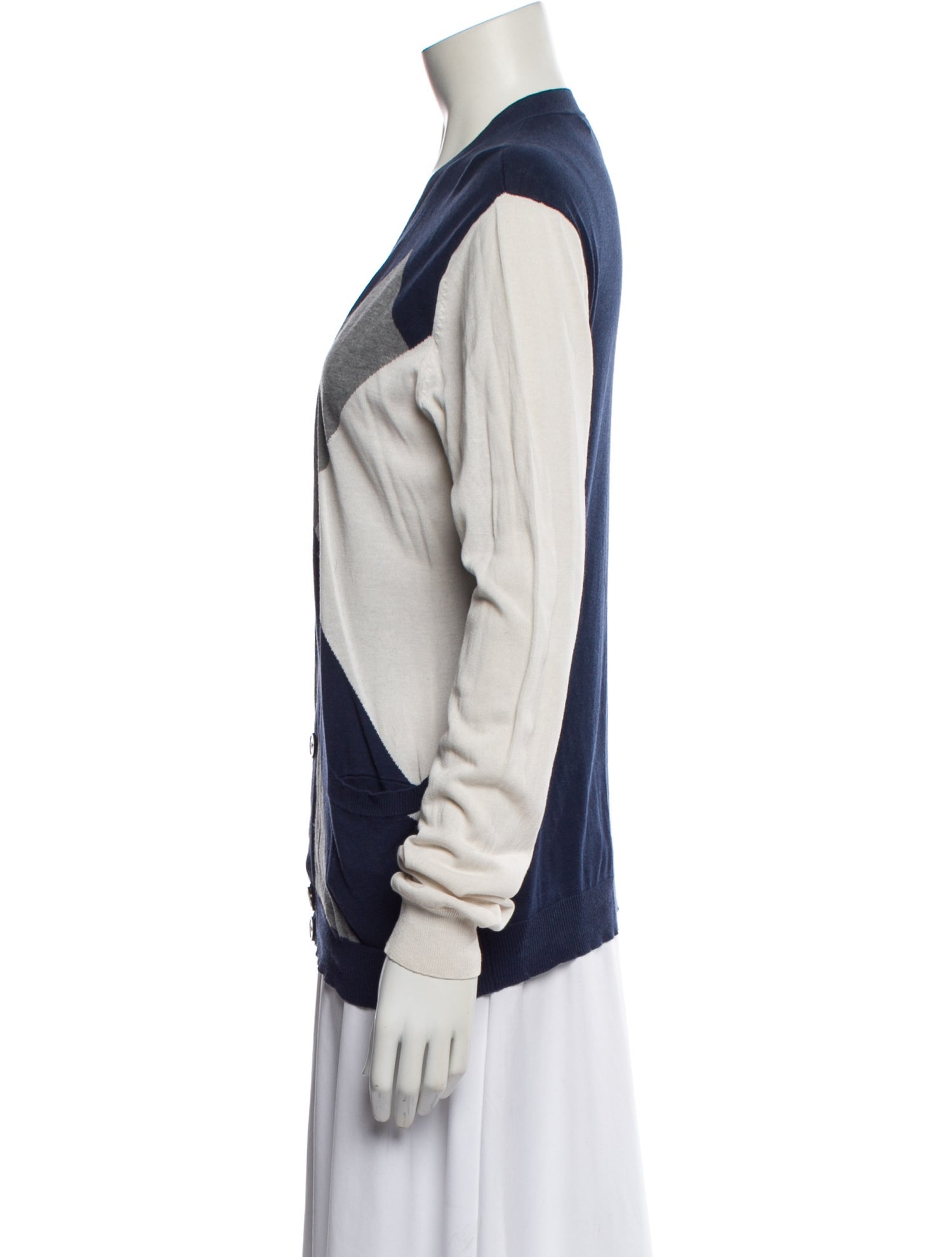 Marc by Marc Jacobs Printed V-Neck Sweater