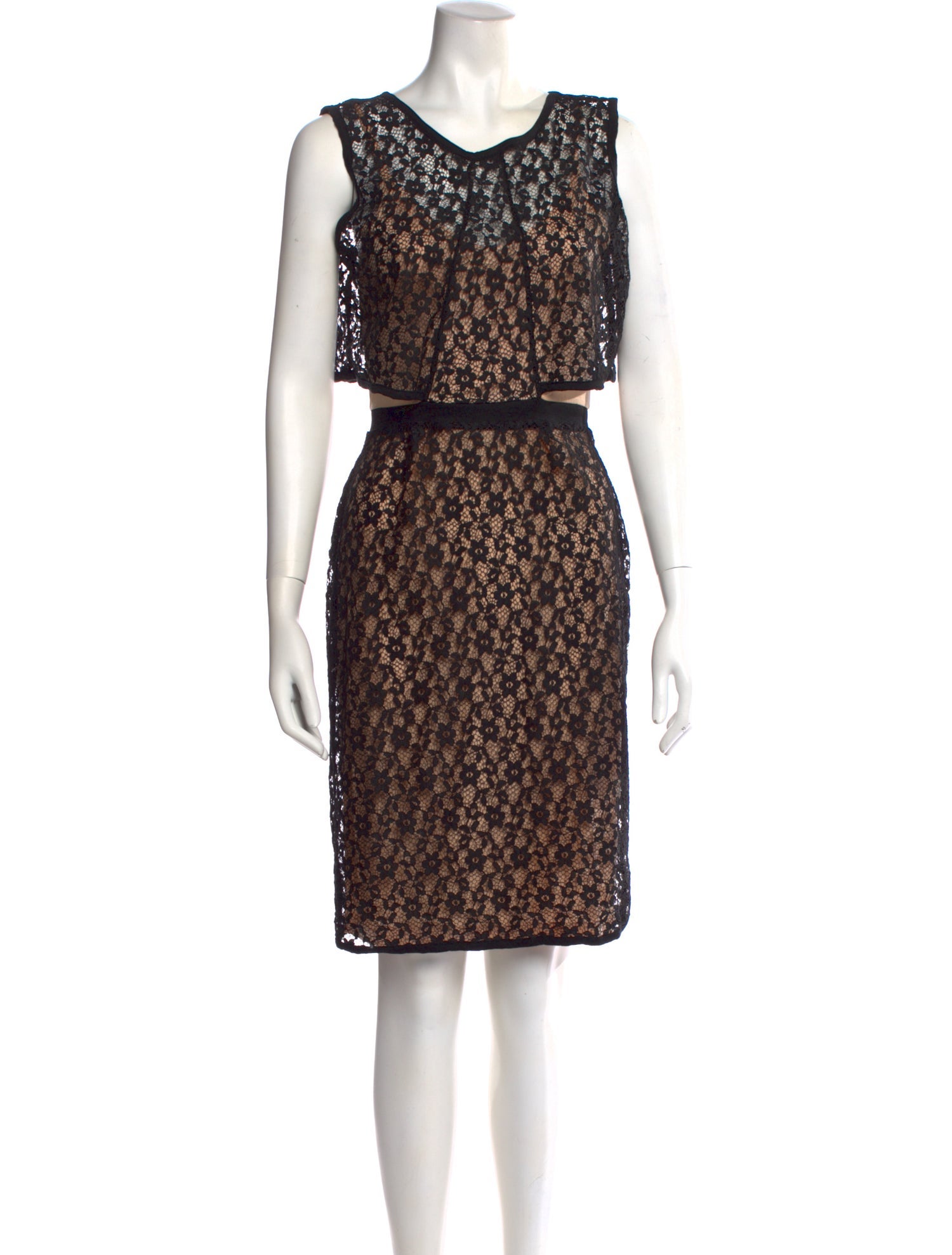 Marc by Marc Jacobs Lace Pattern Knee-Length Dress