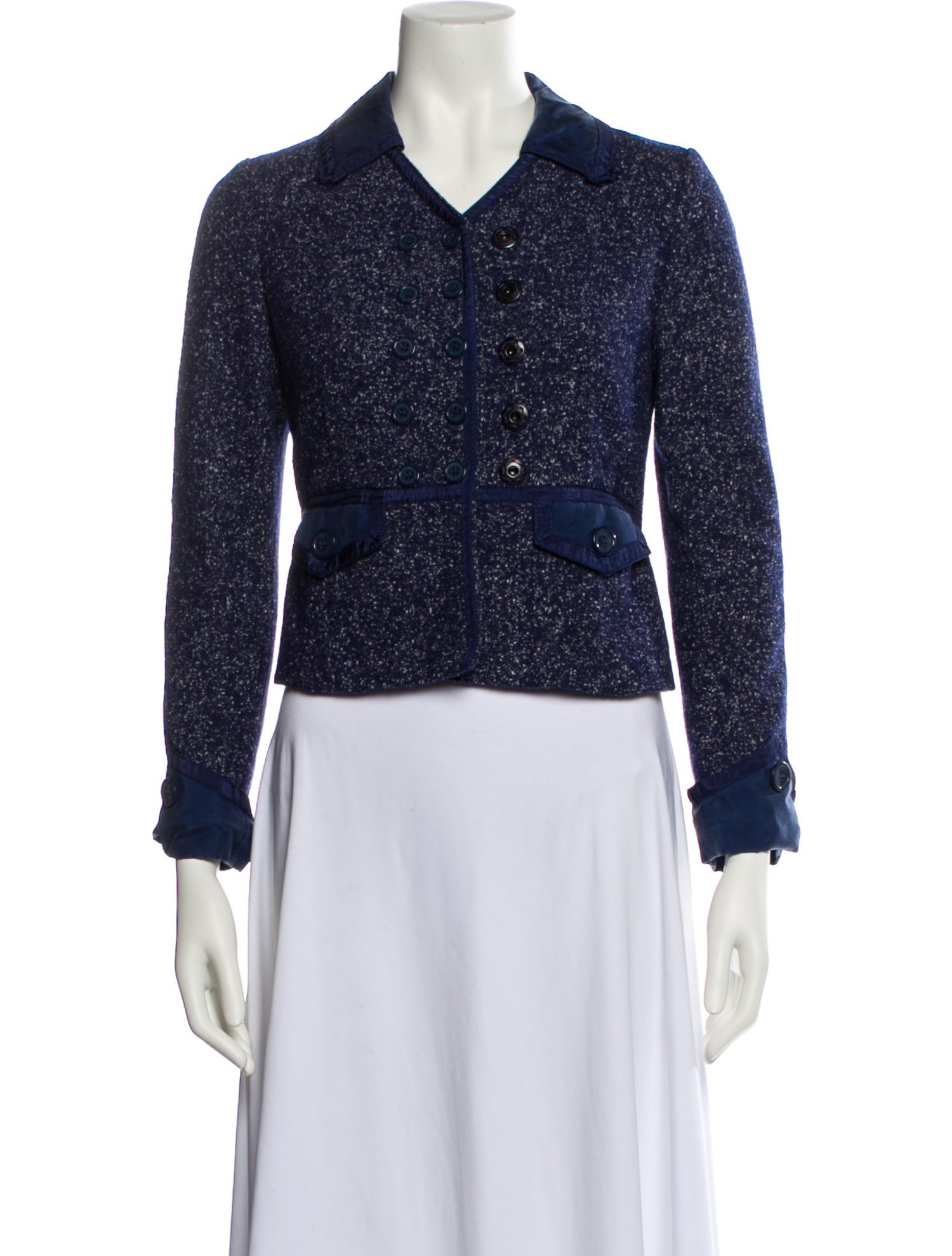 Marc by Marc Jacobs Virgin Wool Tweed Pattern Evening Jacket