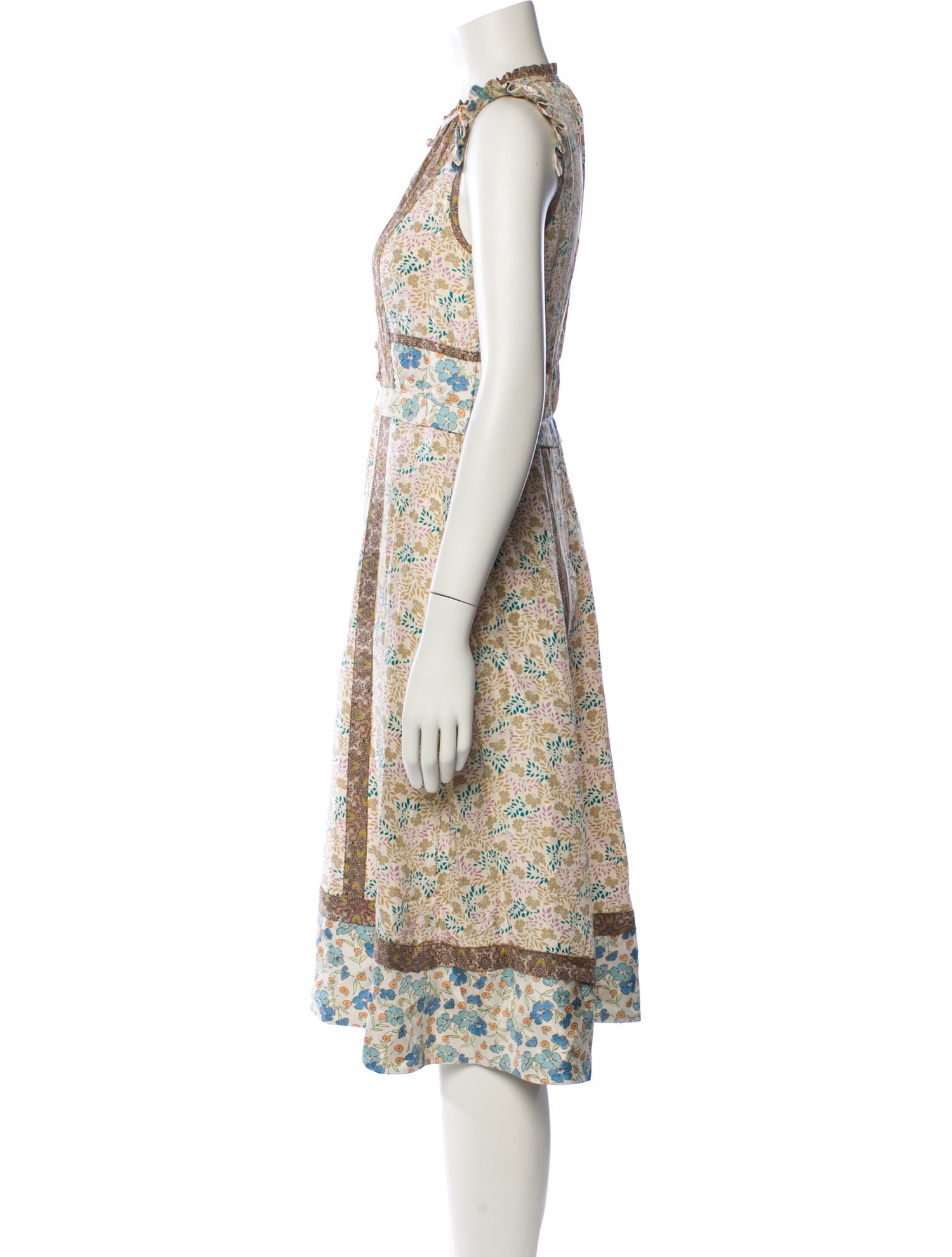 Marc by Marc Jacobs Silk Midi Length Dress