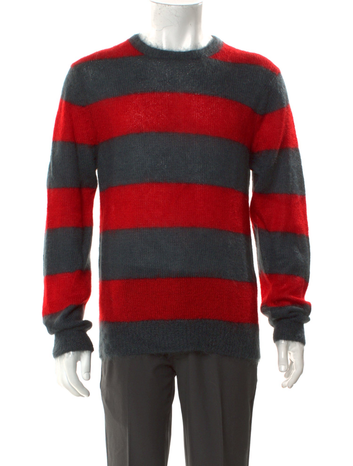 Marc by Marc Jacobs Mohair Striped Pullover