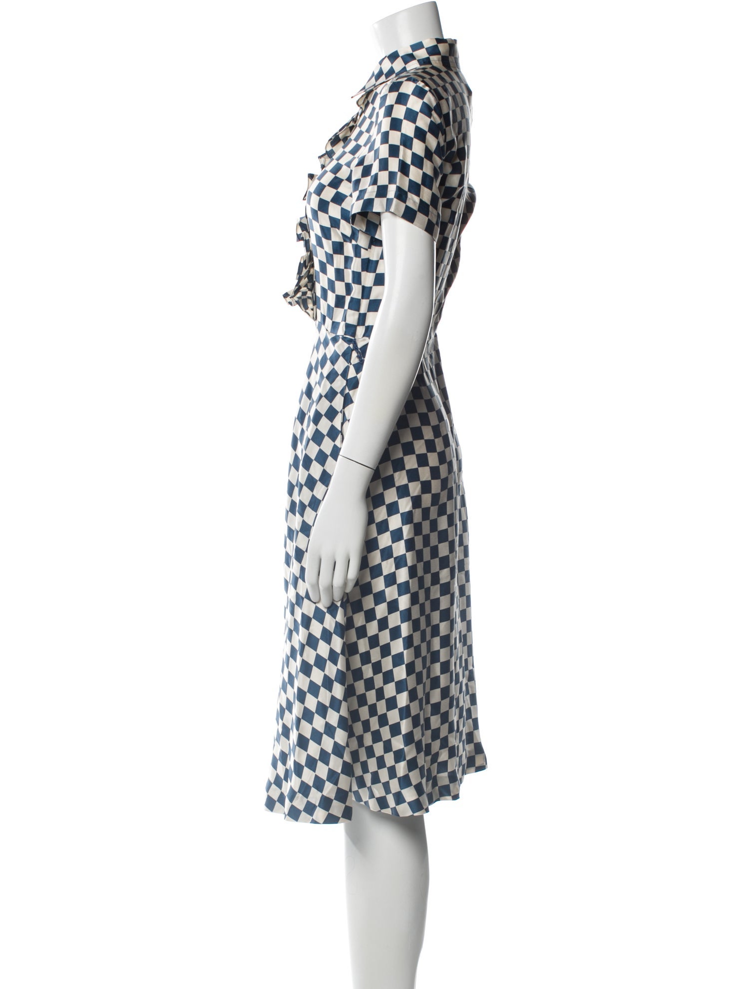 Marc by Marc Jacobs Silk Midi Length Dress