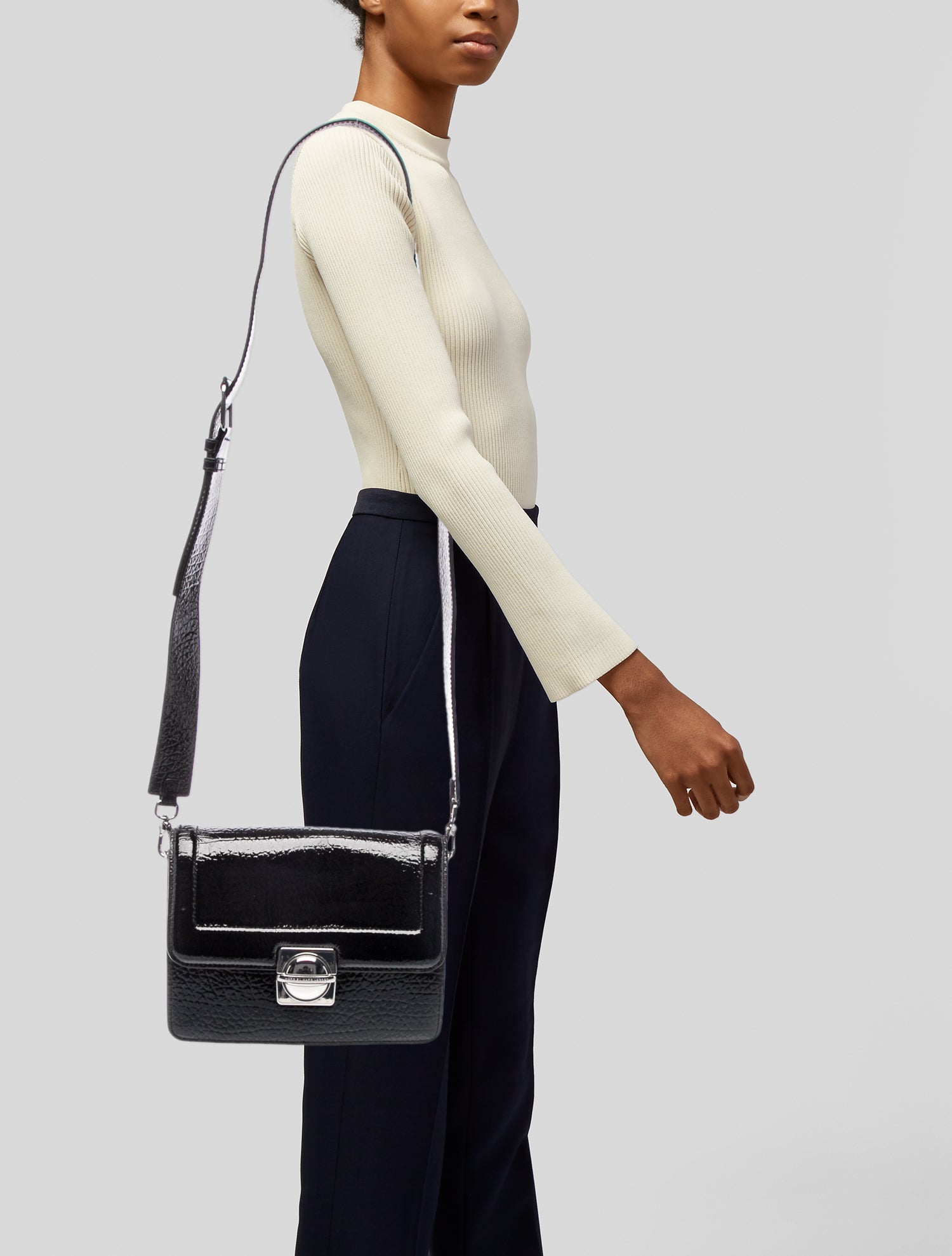 Marc by Marc Jacobs Patent Leather Messenger Bag