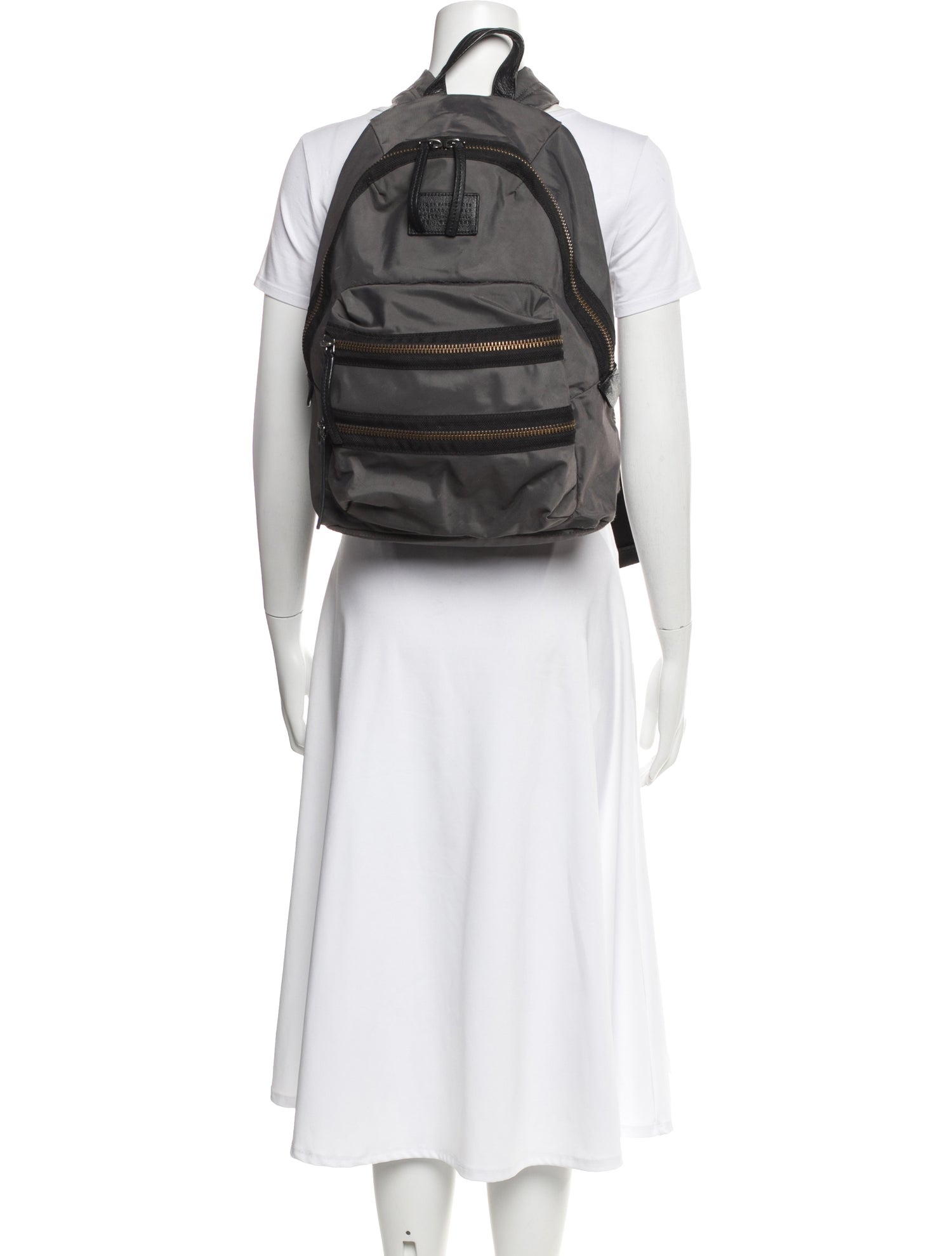 Marc Jacobs grey backpack Marc Jacobs Leather Workwear Backpack – Club de Mode main image 4