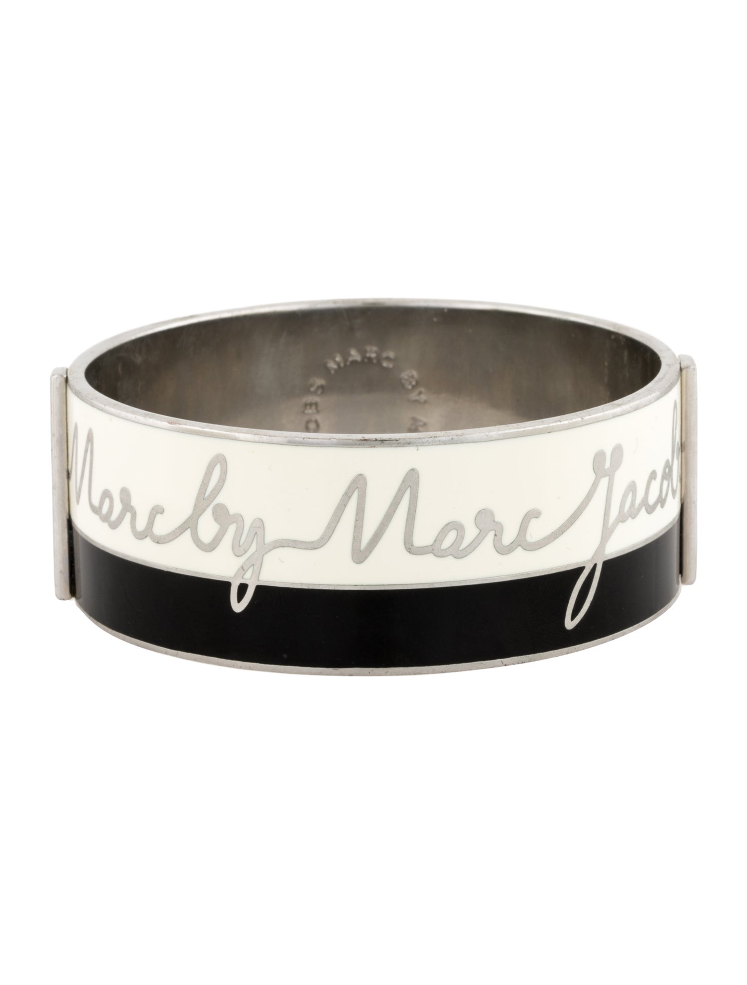 Marc by Marc Jacobs Enamel Logo Bangle Bracelet