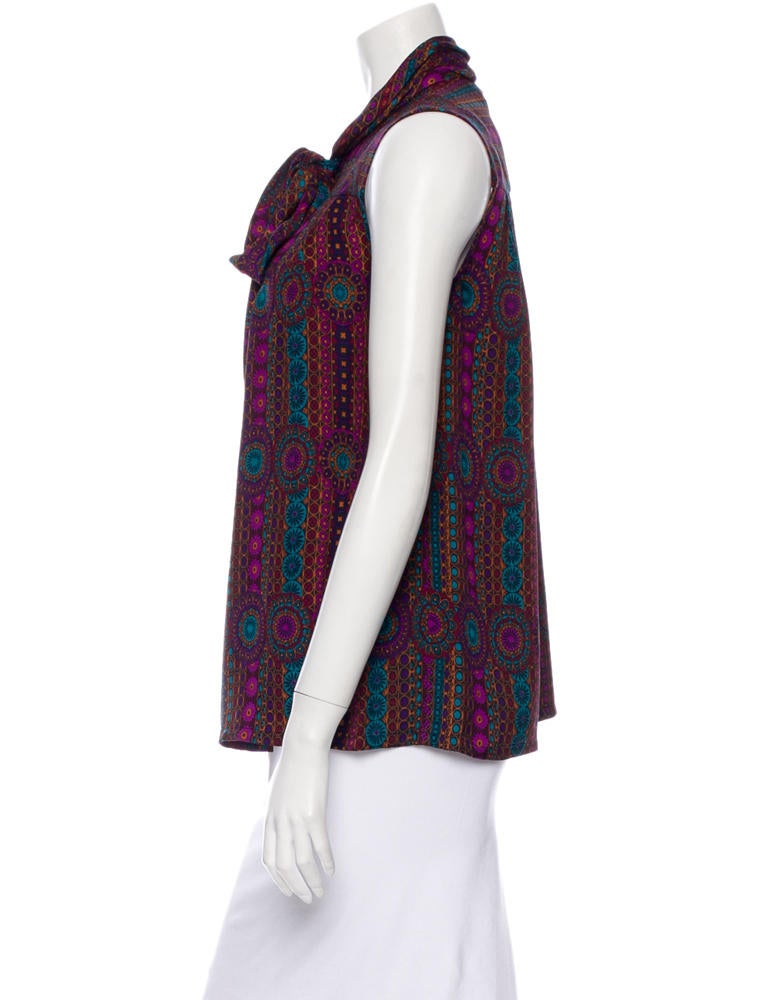 Marc by Marc Jacobs Silk Scarf Tie Blouse