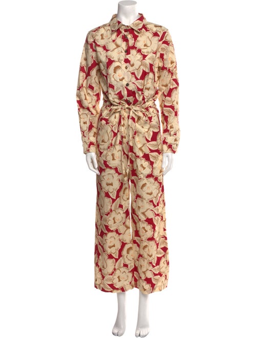 Mantero 1902 Floral Print Jumpsuit