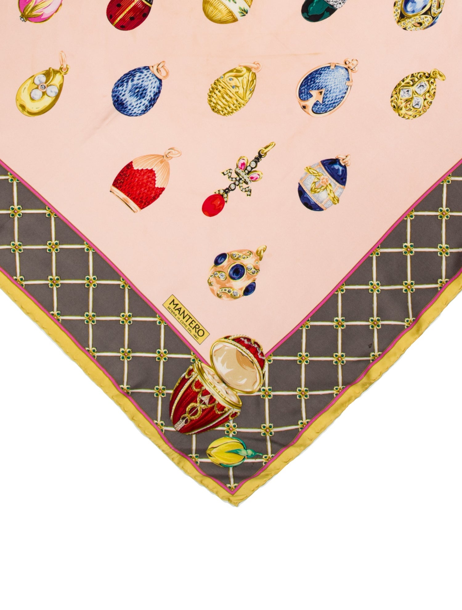 Mantero 1902 Silk Printed Scarf