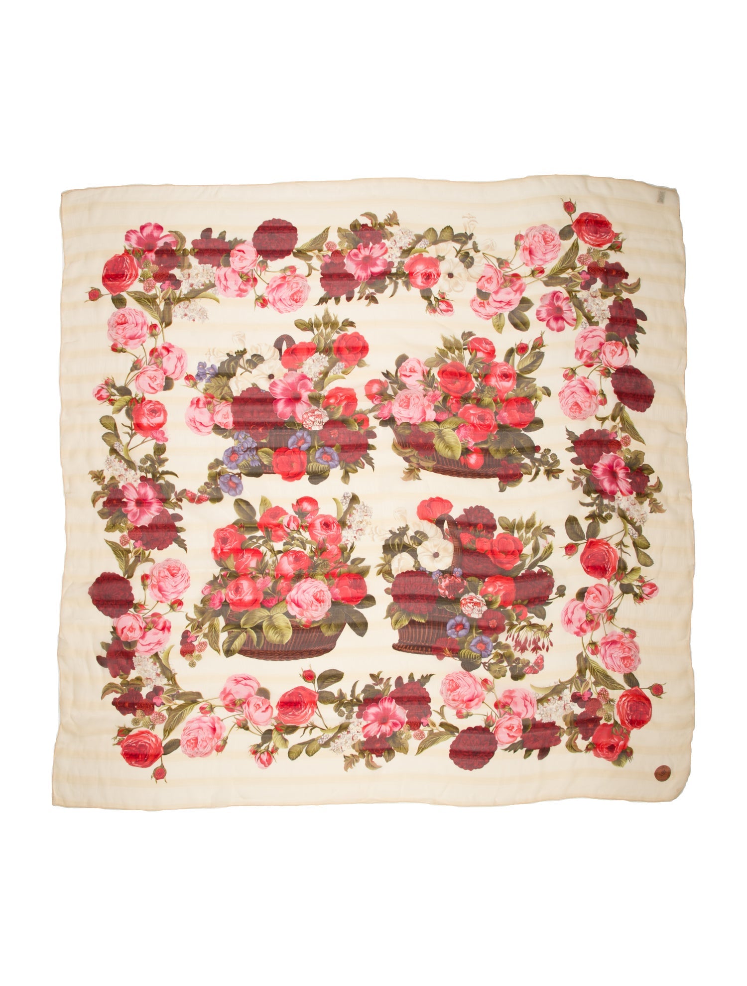 Mantero 1902 Floral Print Scarf