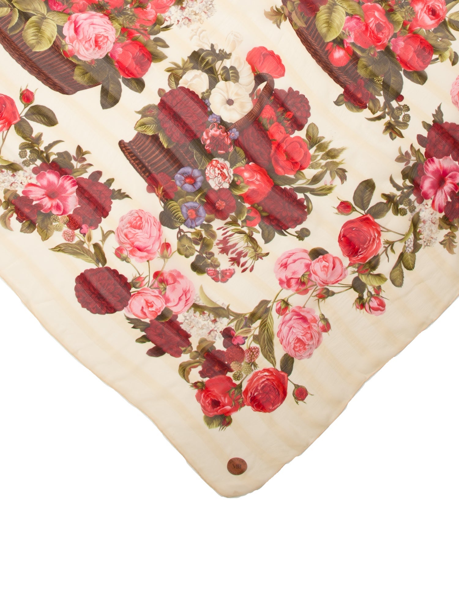 Mantero 1902 Floral Print Scarf