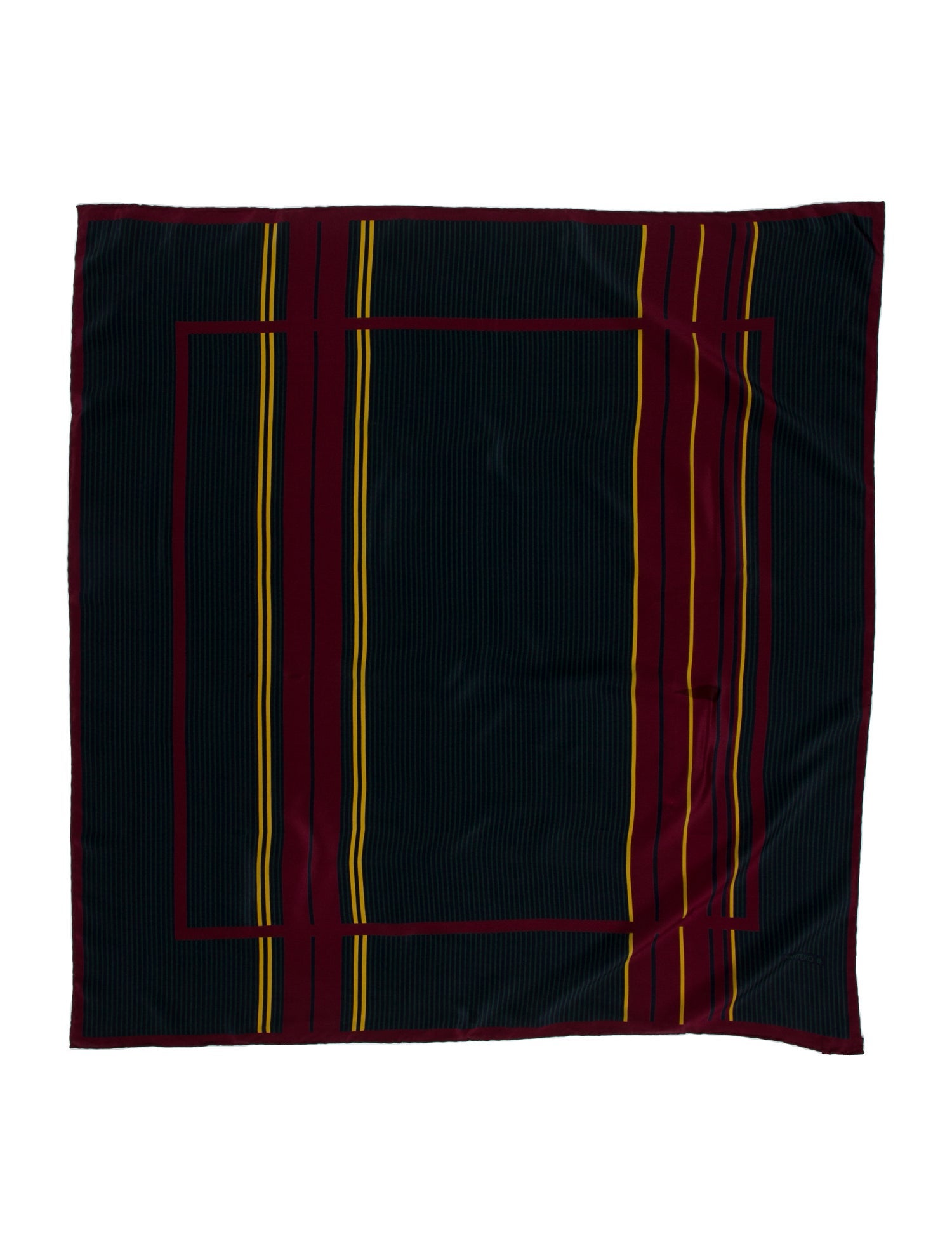 Mantero 1902 Silk Striped Scarf