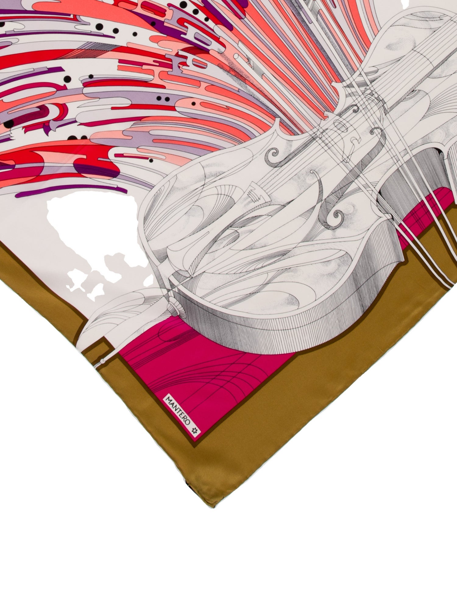 Mantero 1902 Silk Printed Scarf