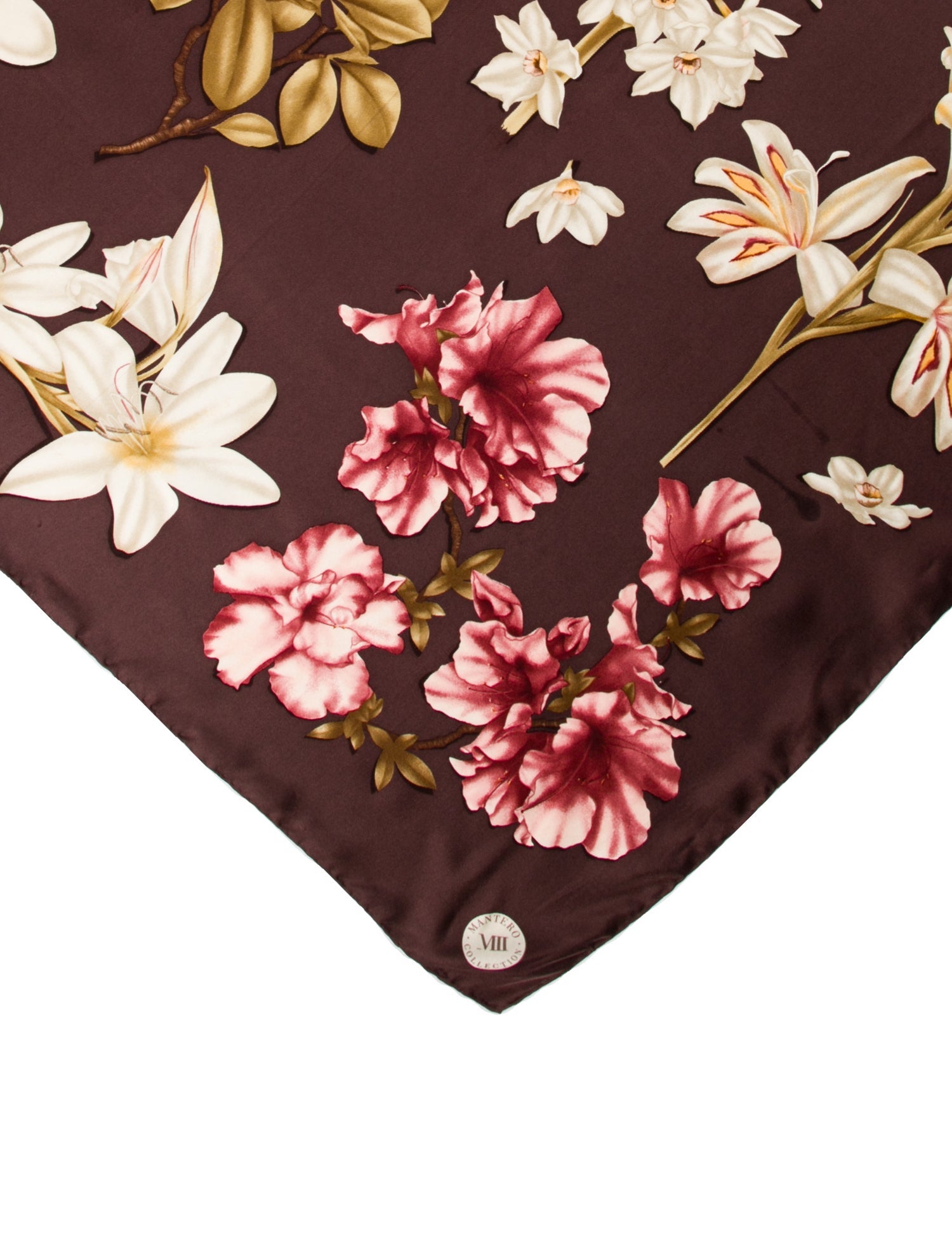 Mantero 1902 Floral Print Scarf