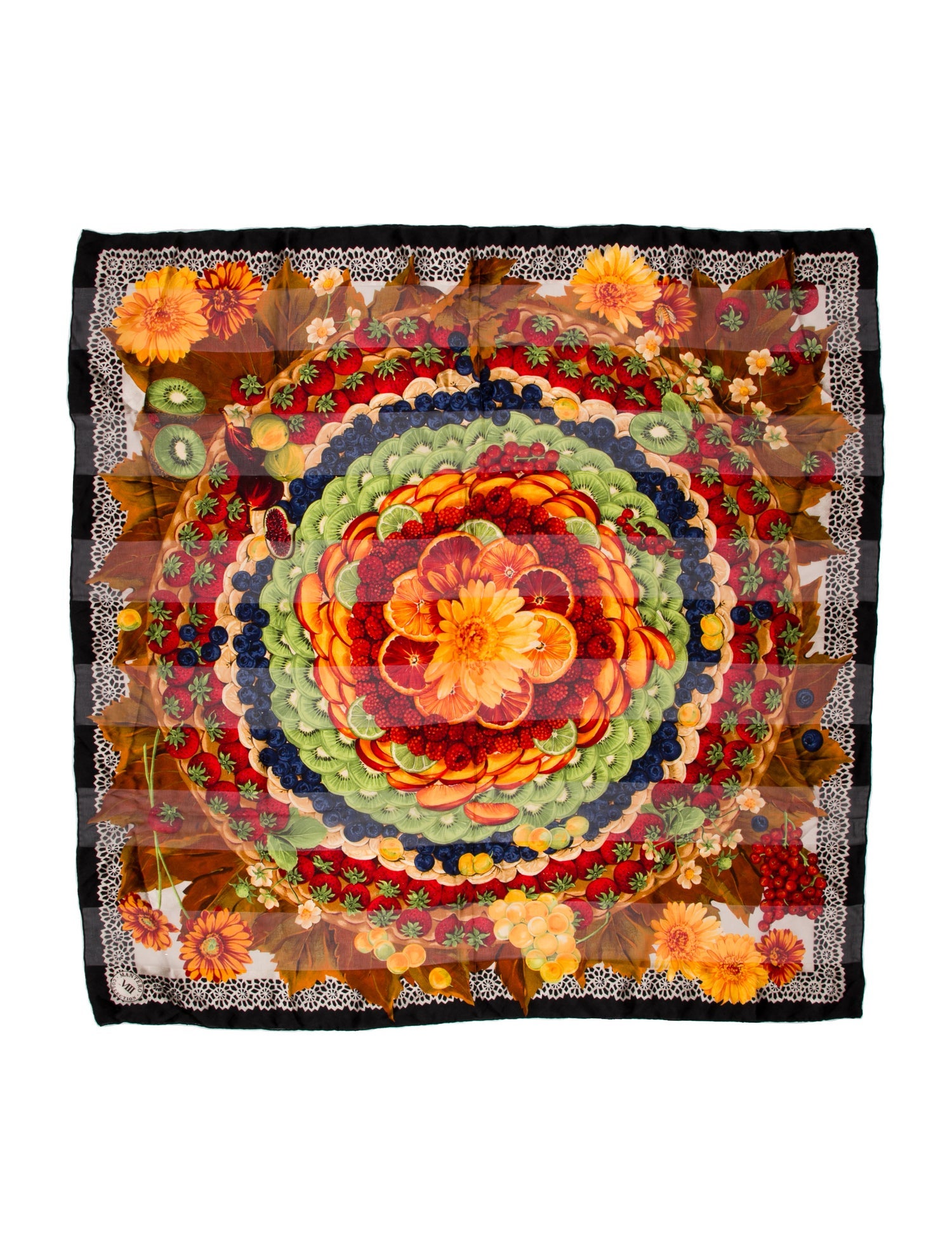Mantero 1902 Silk Printed Scarf