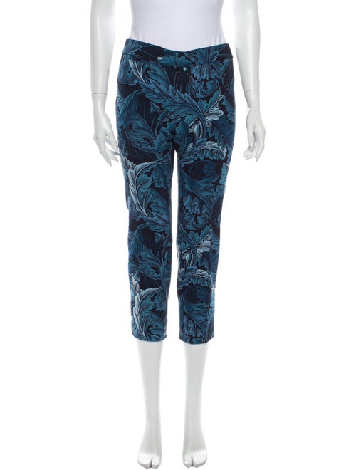 Marc by Marc Jacobs Printed Straight Leg Pants Blu
