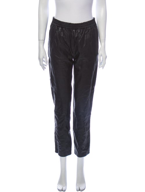 Marc by Marc Jacobs Lamb Leather Straight Leg Pant