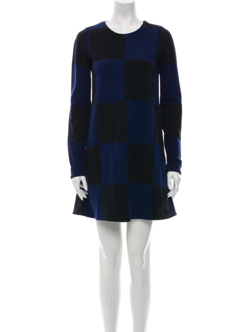 Marc by Marc Jacobs Plaid Print Mini Dress