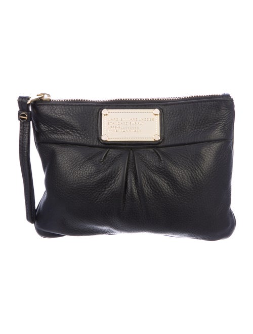 Marc by Marc Jacobs Leather Zip Pouch Black