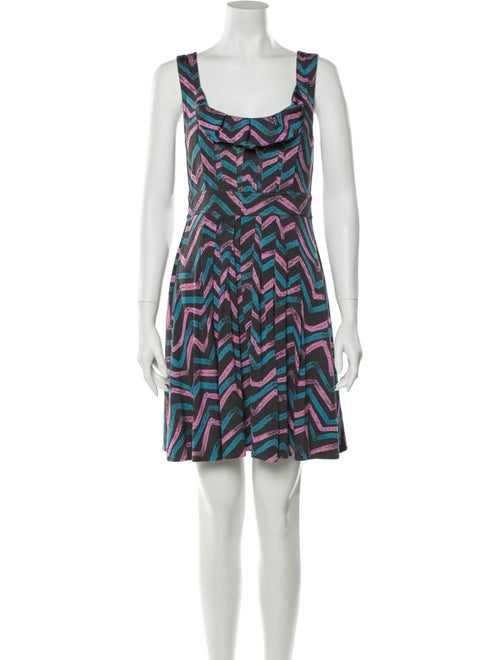 Marc by Marc Jacobs Printed Mini Dress Grey