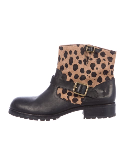 Marc by Marc Jacobs Calf Hair Printed Moto Boots B