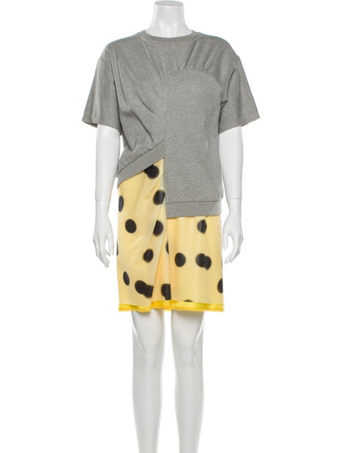 Marc by Marc Jacobs Printed Mini Dress Grey