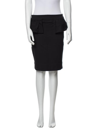 Marc by Marc Jacobs Pleated Accents Knee-Length Skirt
