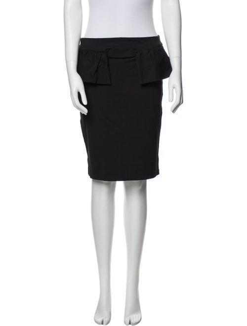 Marc by Marc Jacobs Pleated Accents Knee-Length Skirt
