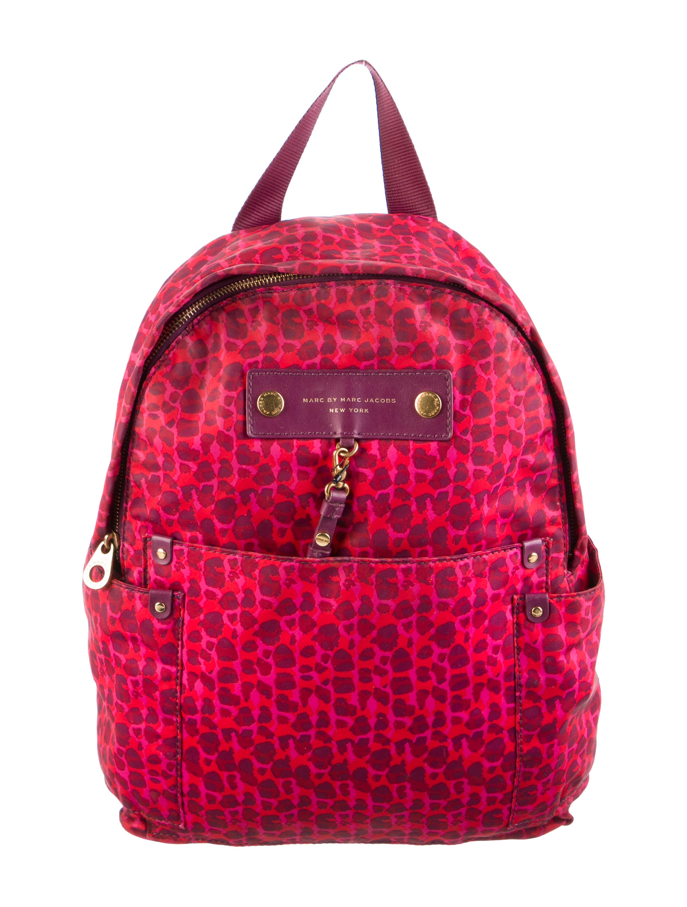 Marc by Marc Jacobs Animal Print Backpack Red Backpacks, Handbags