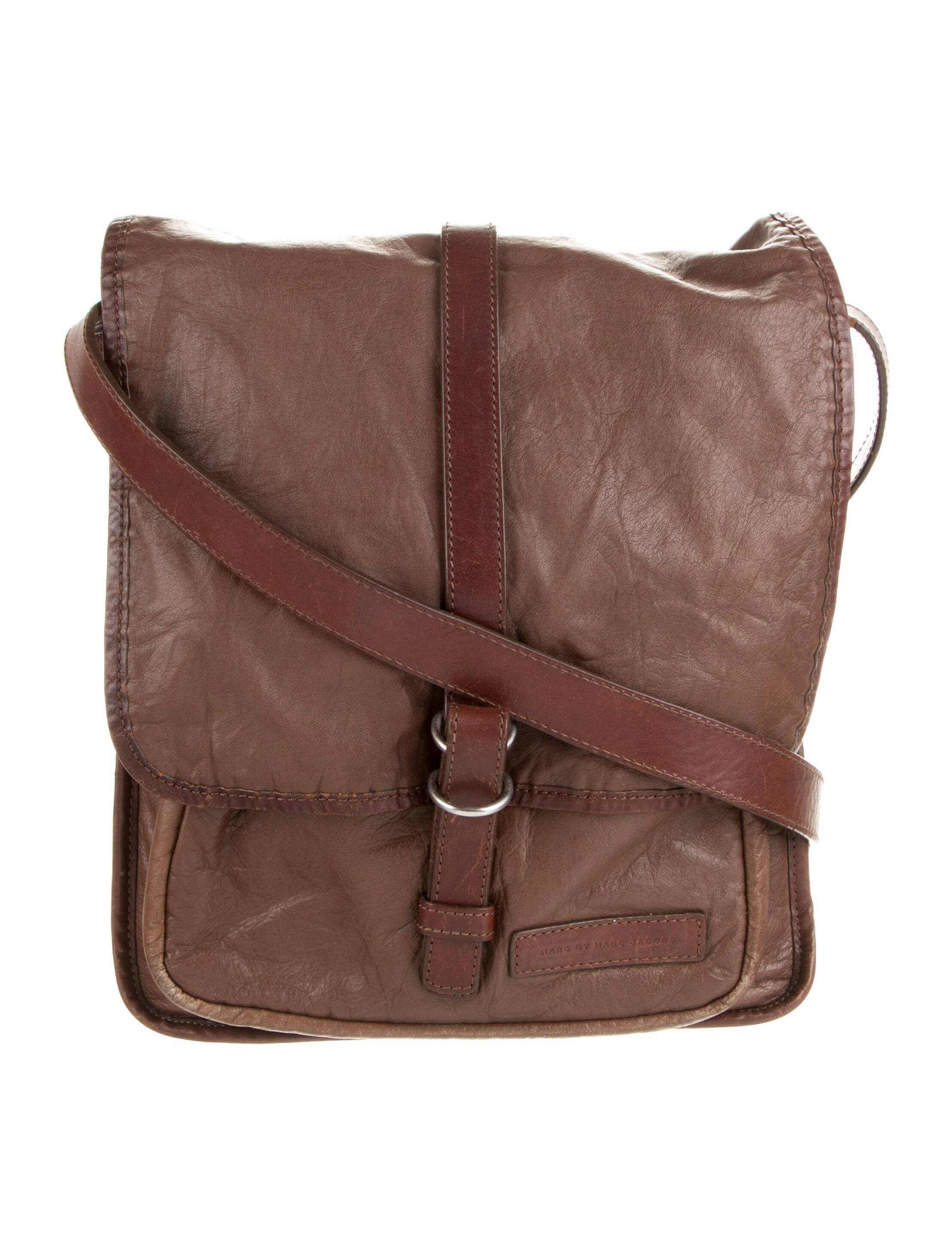 Marc by Marc Jacobs Leather Crossbody Bag Brown Crossbody Bags
