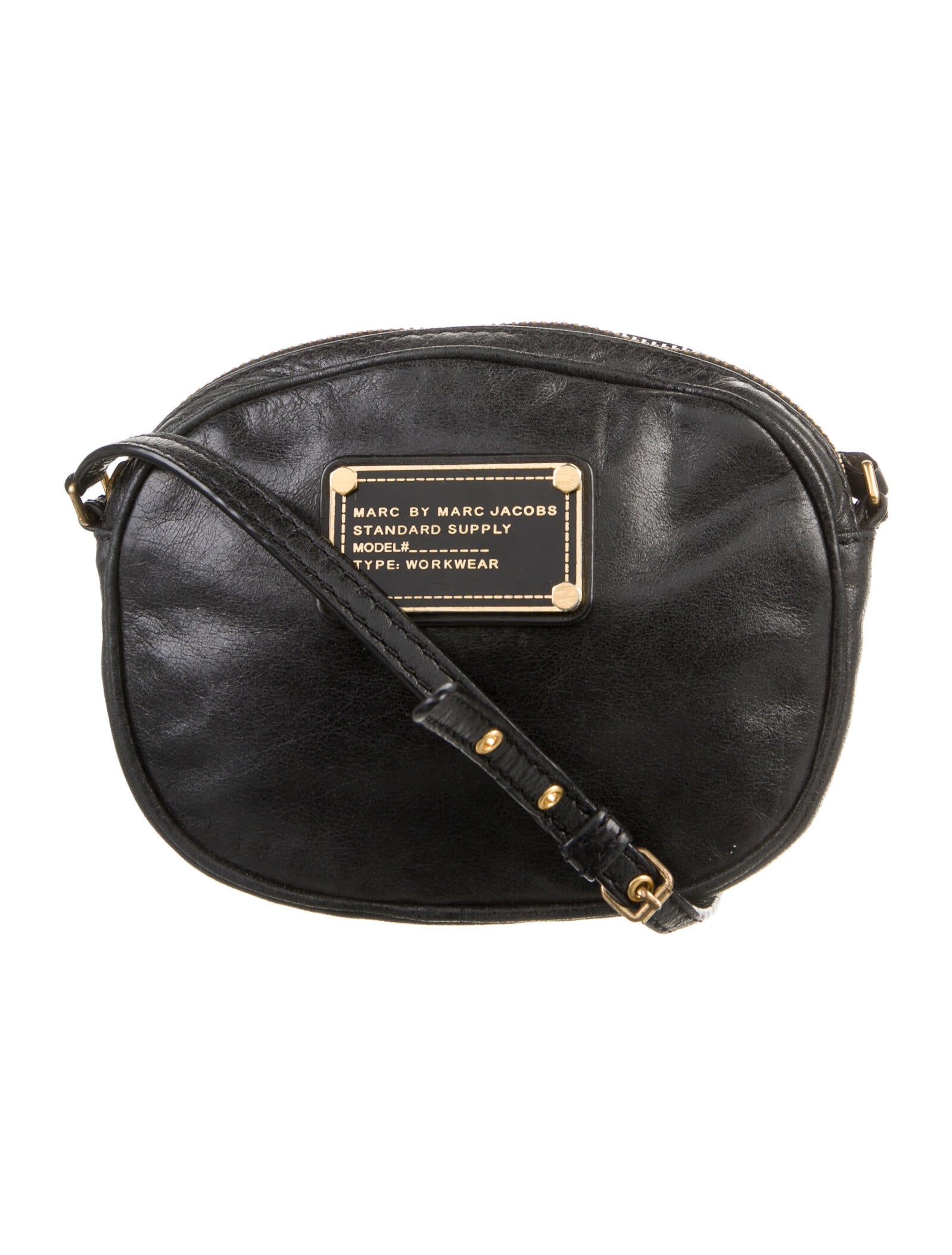 Marc by Marc Jacobs Leather Crossbody Bag Black Crossbody Bags