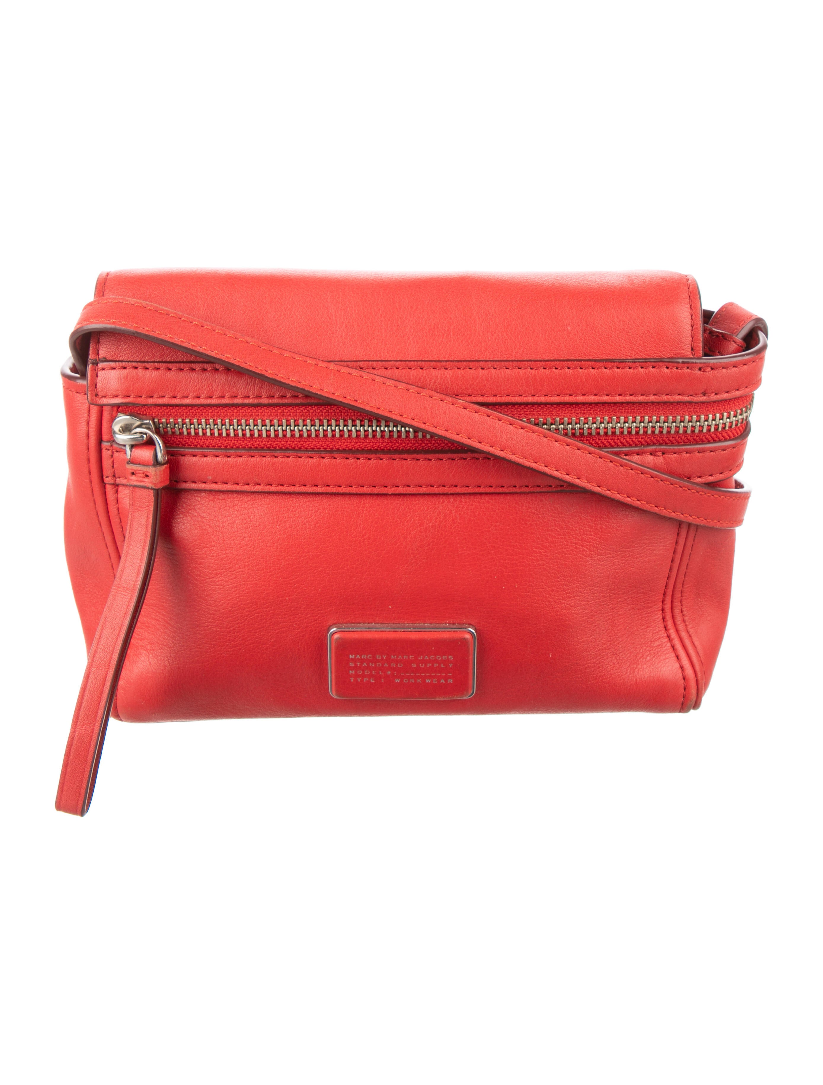 Marc by Marc Jacobs Small Leather Crossbody Bag Red Crossbody Bags
